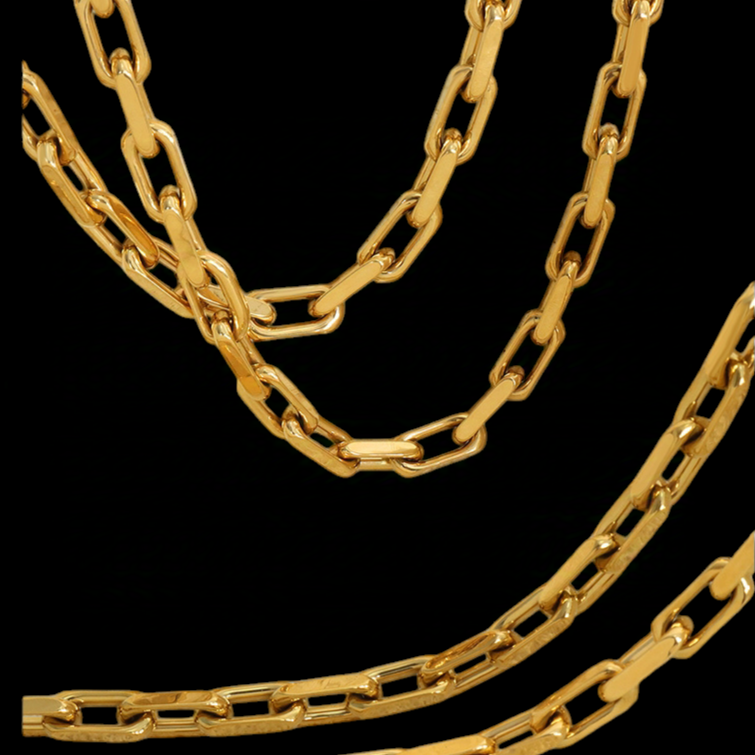 Rectangular Link Necklace