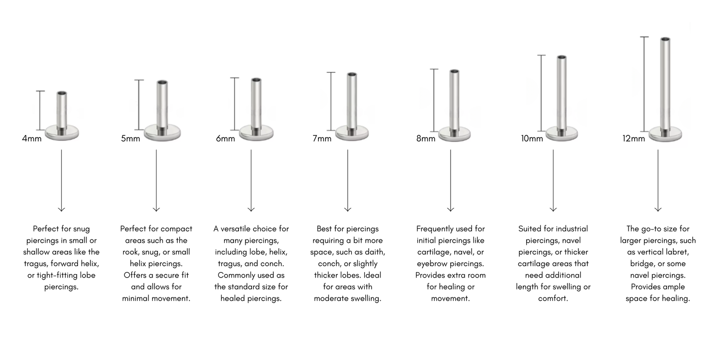 Crystal Threadless Stud Earring