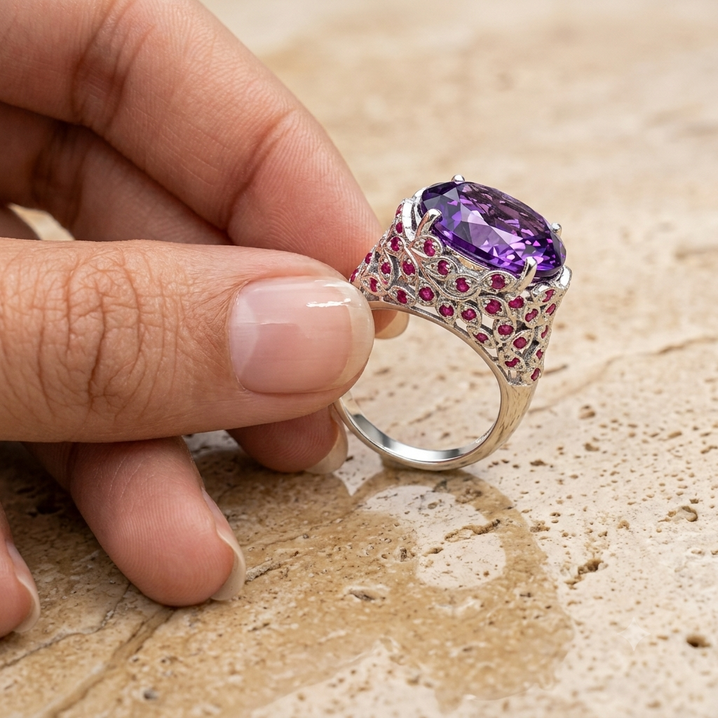 Amara Amethyst Ring