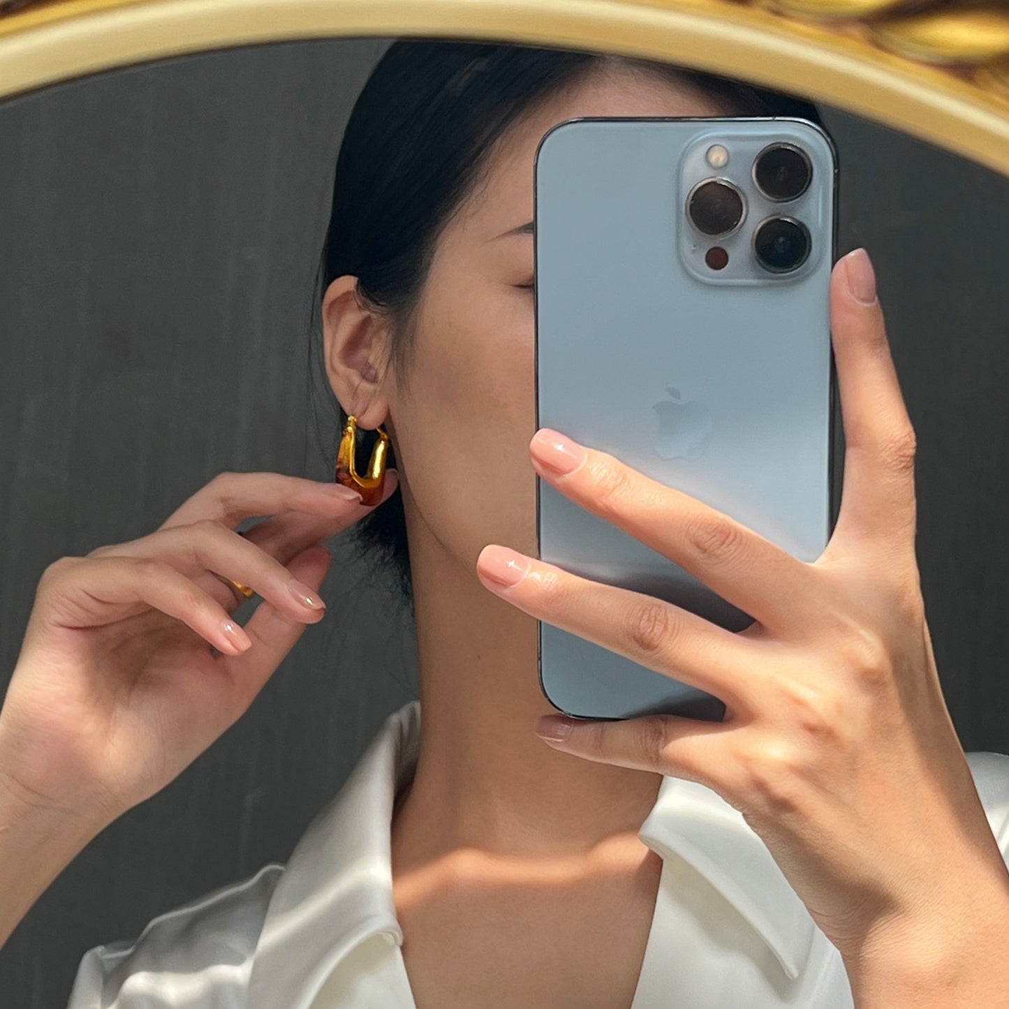 Amber Fusion Earrings