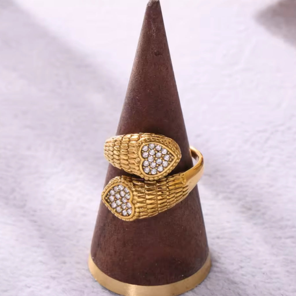 Adjustable Snake Ring