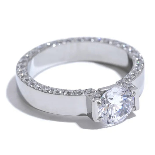 Cubic Zirconia Sparkle Ring