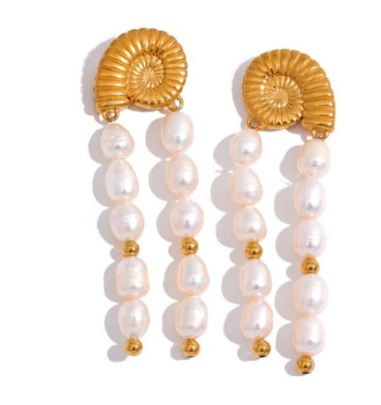 Atlantic Natural Pearl Earrings