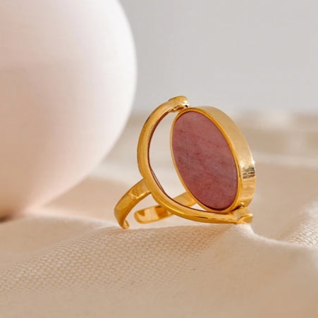 Reversible Oval Adjustable Ring