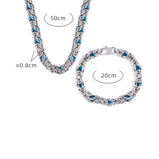 Blue Glass Bead Set