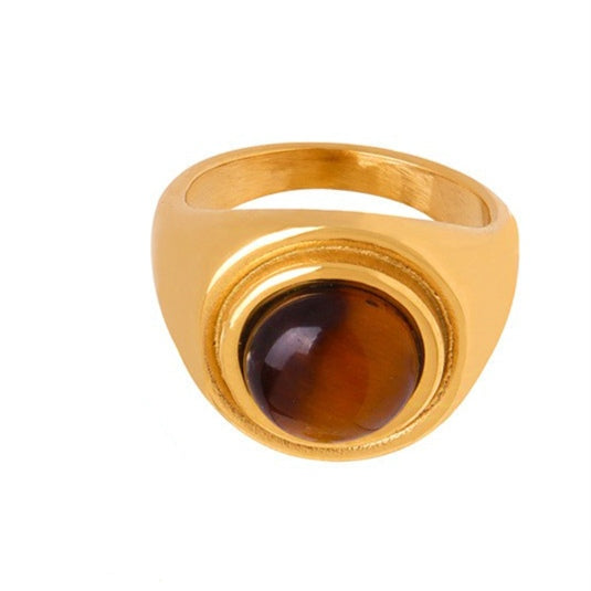 Natural Tiger Eye Ring