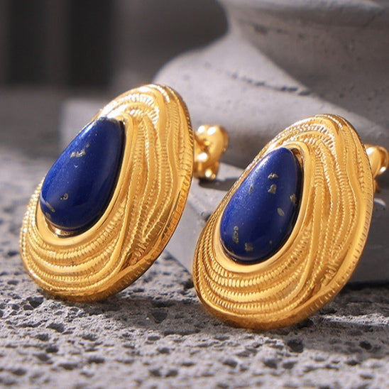 Natural Lapis Lazuli Earrings