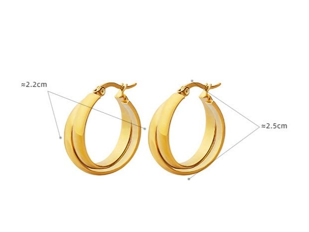 Twist Hoop Earrings