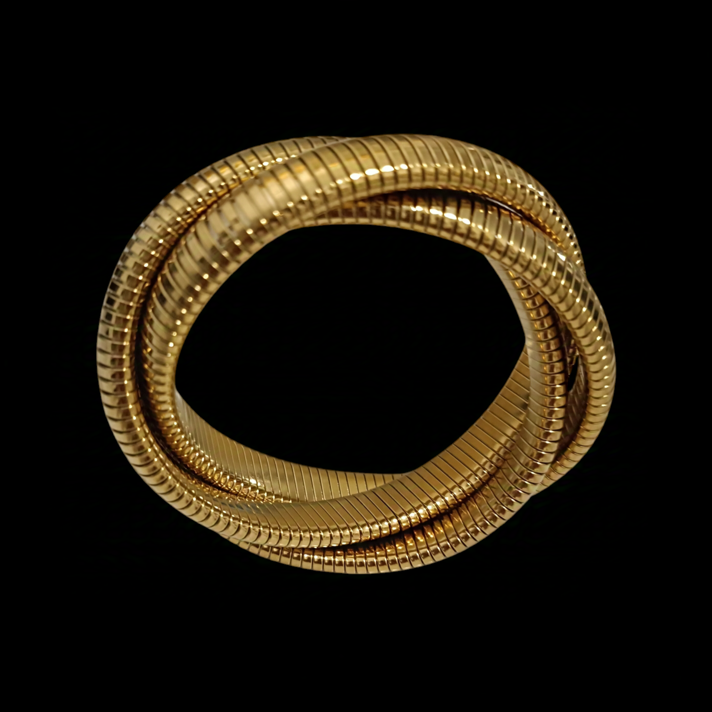 Triple Snake Bangle