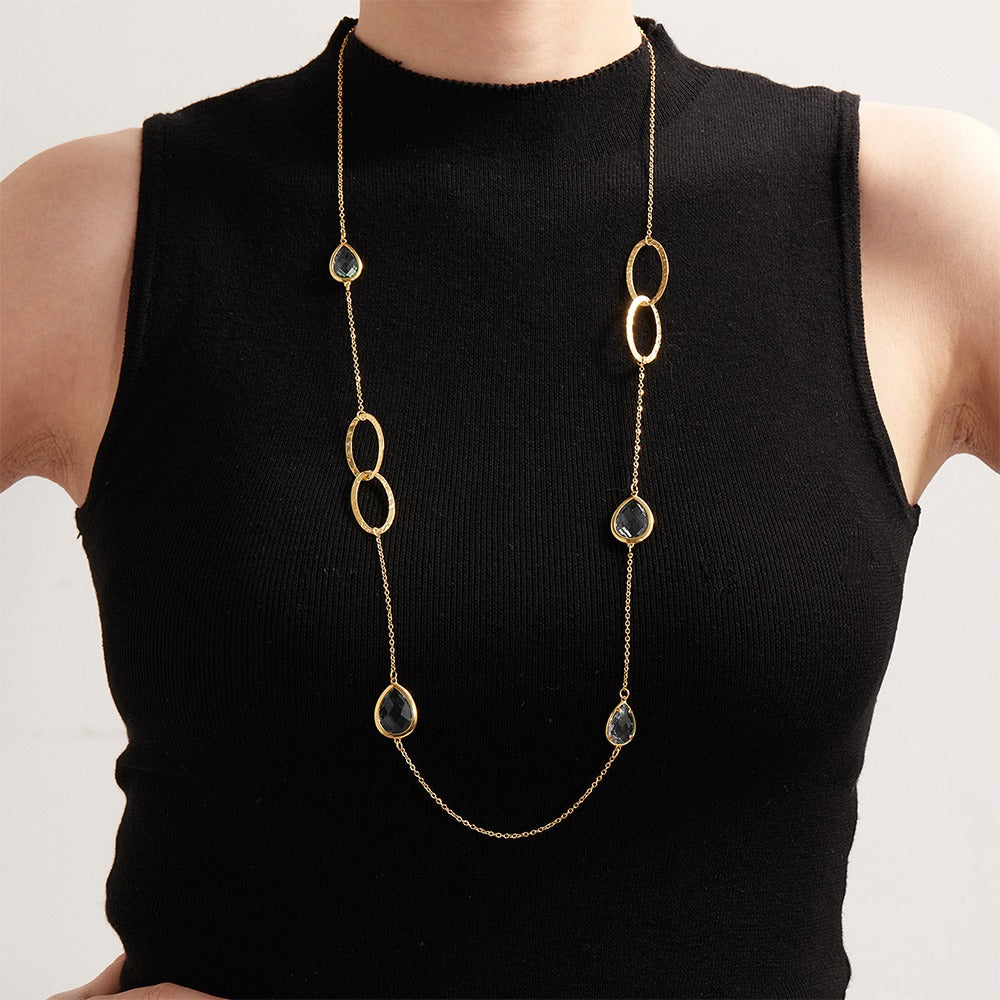 Clarity Link Long Necklace