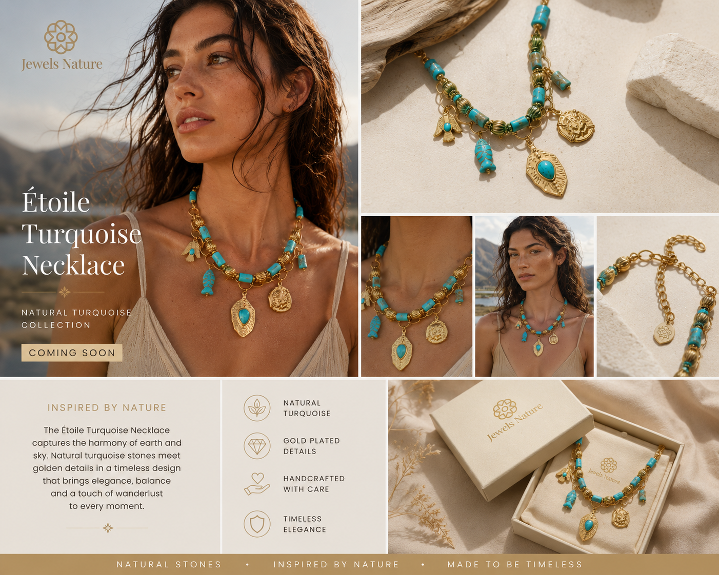 Étoile Turquoise Necklace