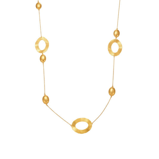 Ellipse Elegance Long Necklace