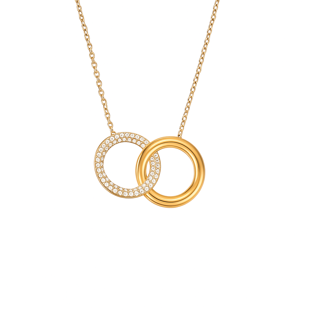 Infinity Bond Zirconia Necklace