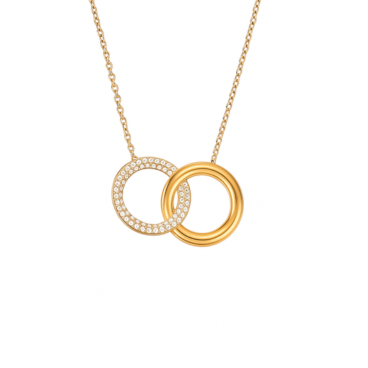 Infinity Bond Zirconia Necklace