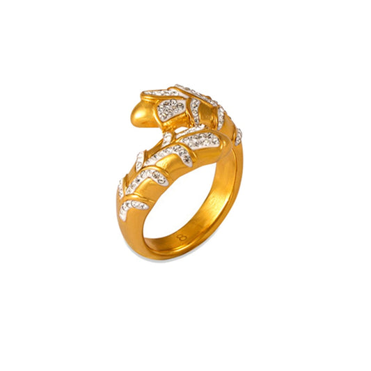 Golden Ivy Ring