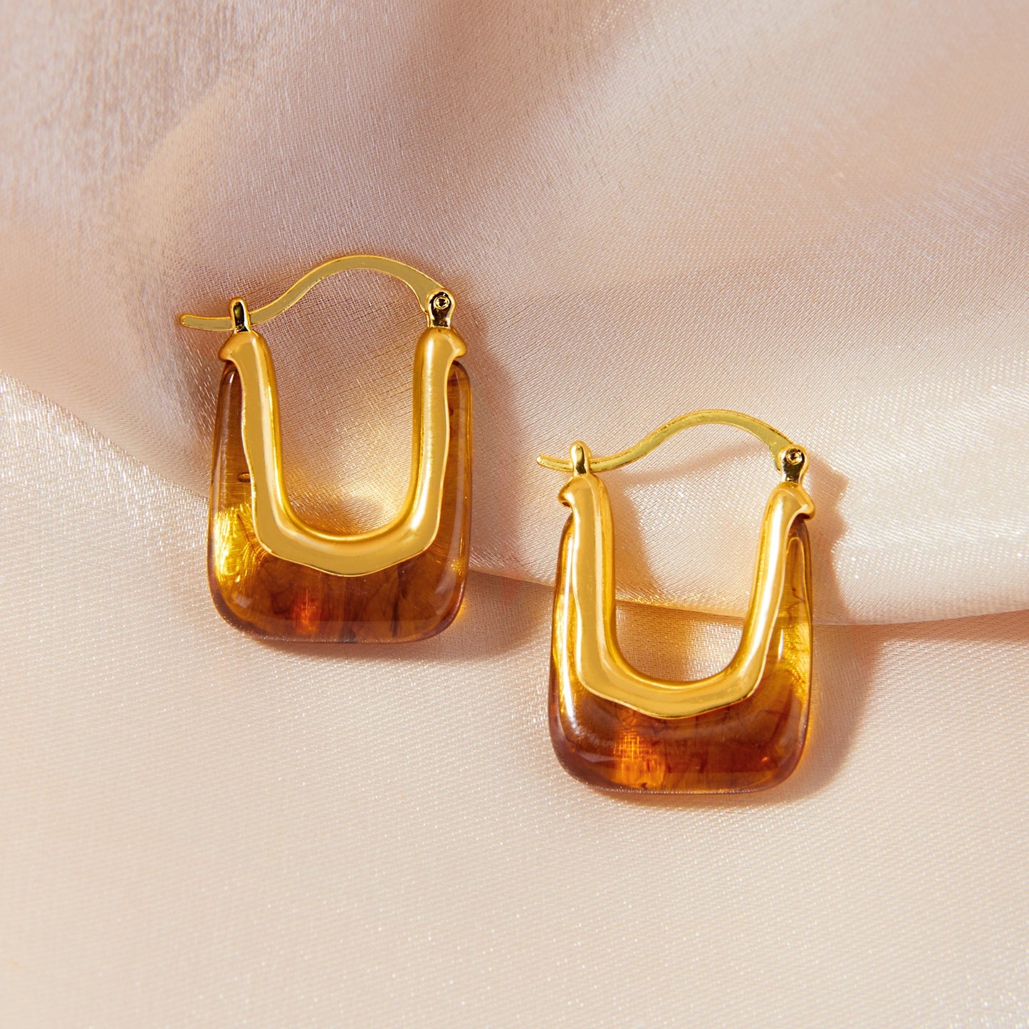 Amber Fusion Earrings