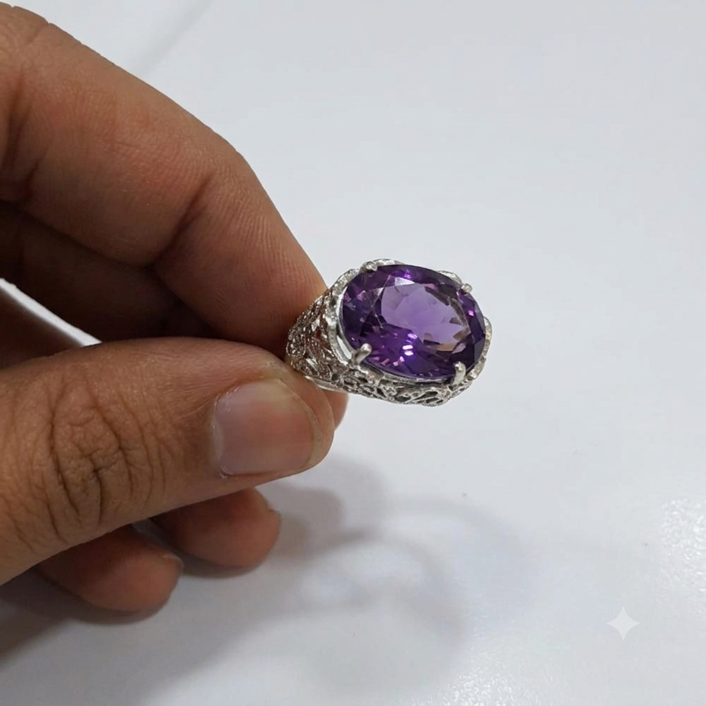 Amara Amethyst Ring