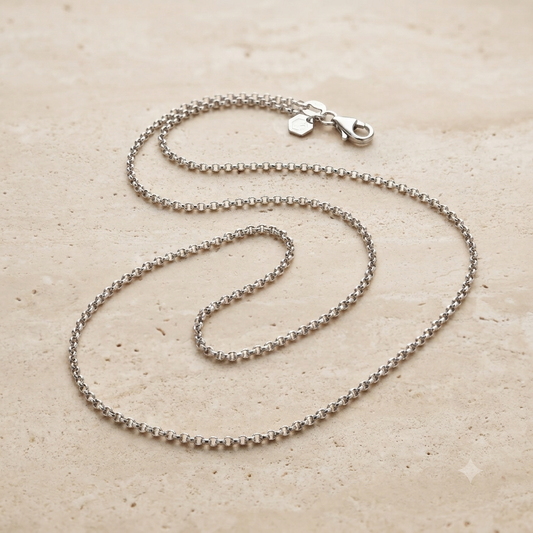 925 Sterling Silver Rolo Chain (2mm)