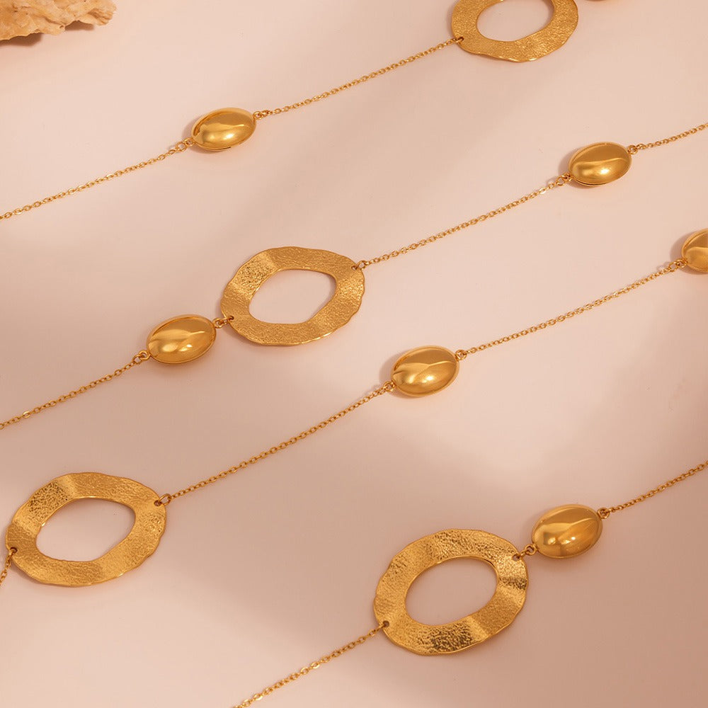 Ellipse Elegance Long Necklace