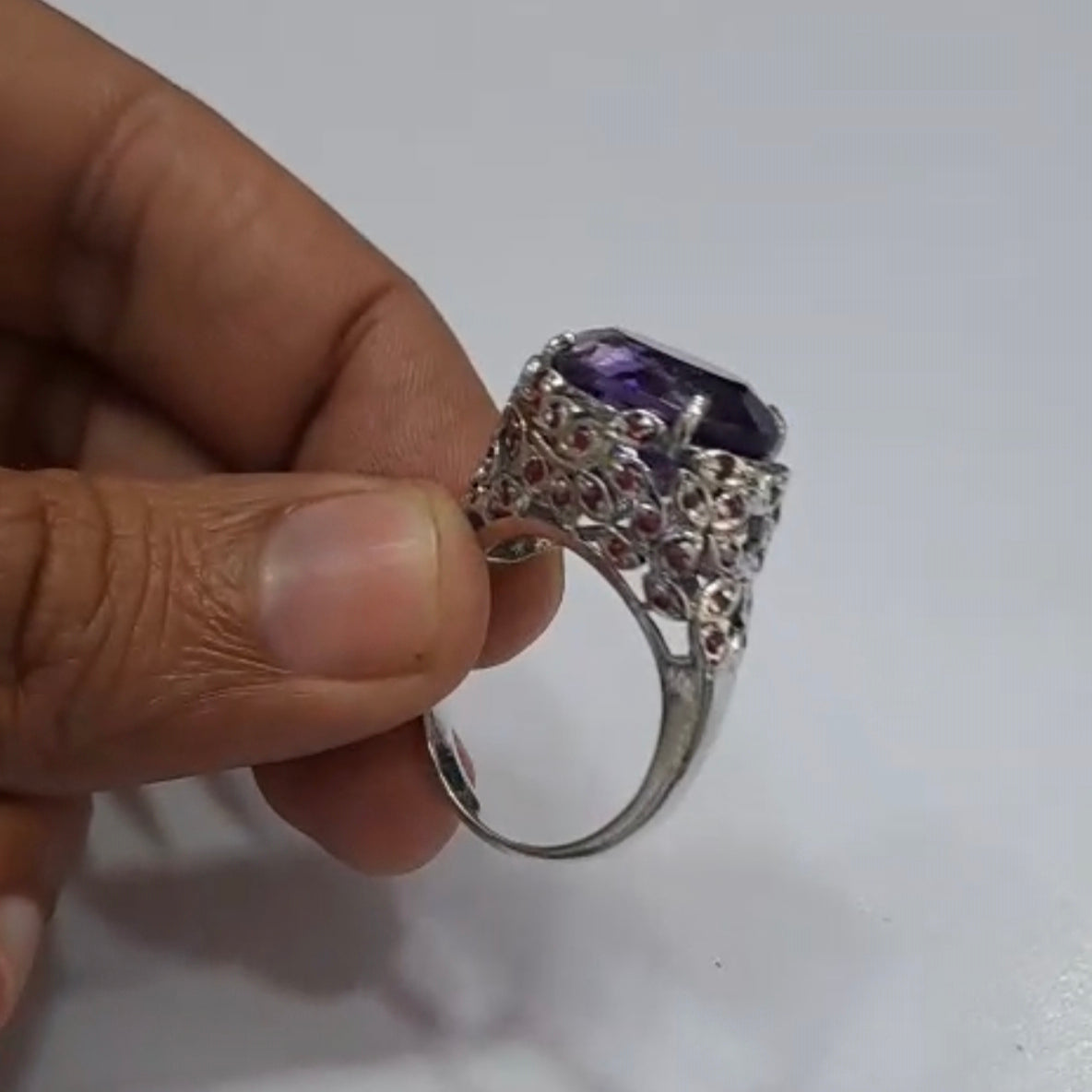 Amara Amethyst Ring