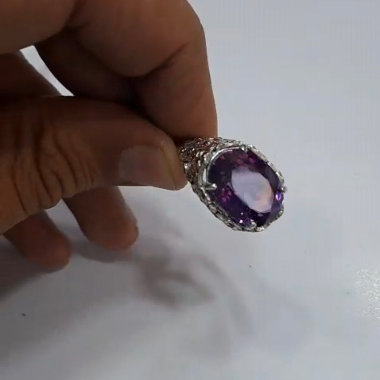 Amara Amethyst Ring